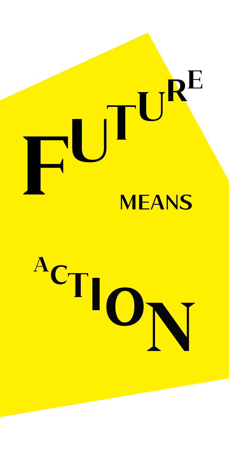 Corporate Design für bFuture. "Future means Action" unterstreicht die visuelle Identität der strategischen Unternehmerberatung. Branding von Neue Identität, Bielefeld
