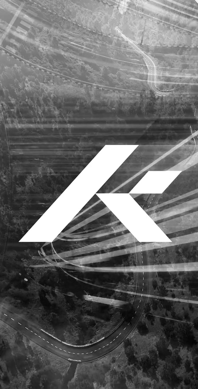 Konrad Bikes Logo – minimalistisches Markenzeichen für die Mobilitätsmarke, entwickelt von der Designagentur Neue Identität im Rahmen der visuellen Markenstrategie