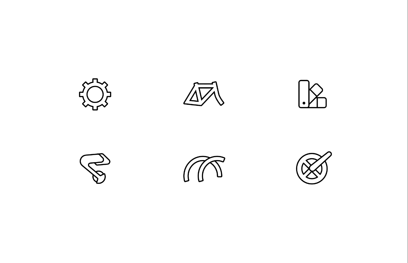 Piktogramme, Icons für Wittich Bikes von Neue Identität, Bielefeld