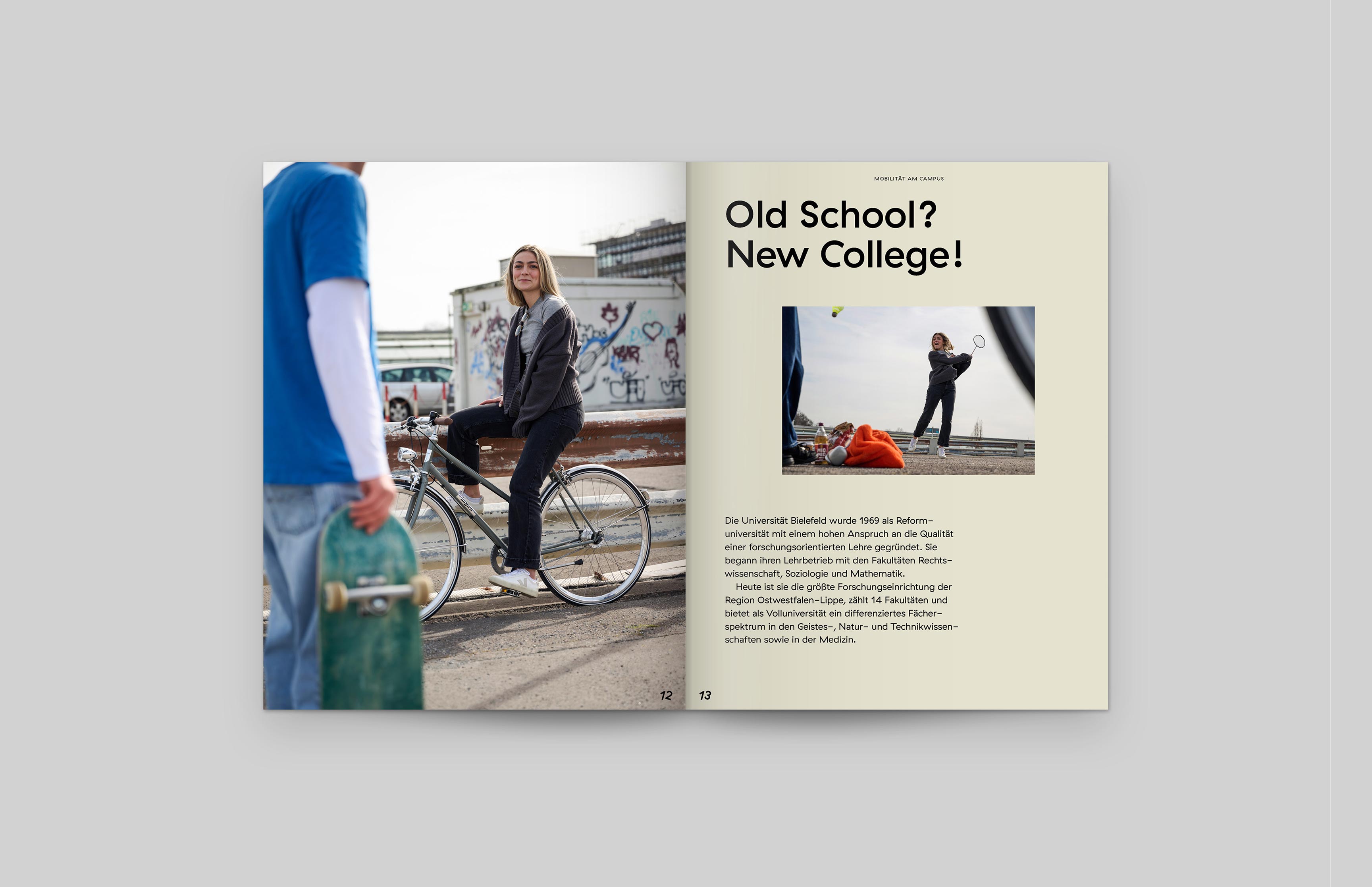 Editorial-Design für das Kundenmagazin von Wittich Bikes – Fahrradfotografie, Storytelling und Typografie-Konzept von Neue Identität Bielefeld.