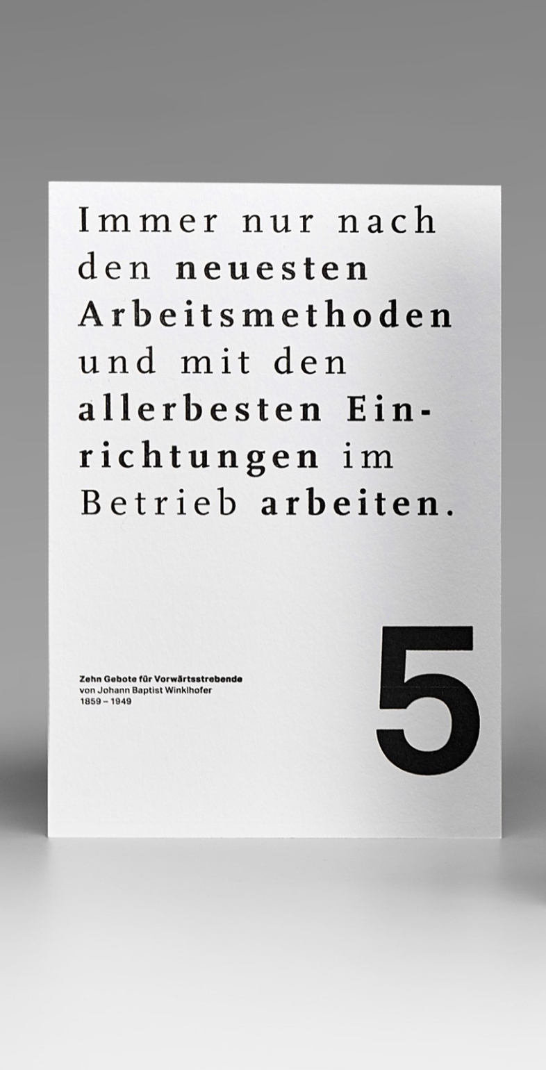 Kartenserie für Wortmann & Partner – das Kommunikationsdesign von Neue Identität für Kanzleievents